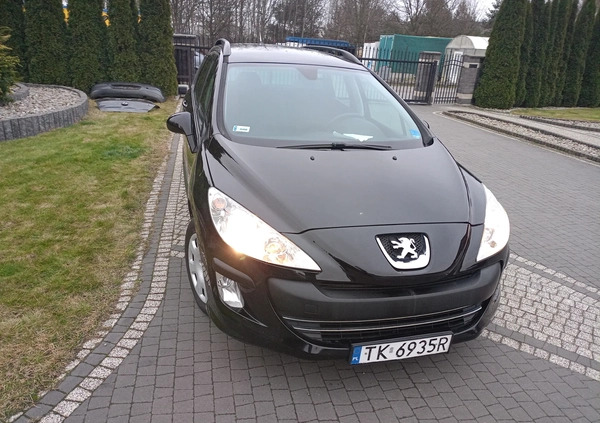 Peugeot 308 cena 9300 przebieg: 263222, rok produkcji 2009 z Sędziszów małe 154